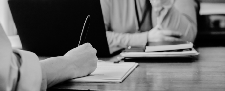 person signing contract