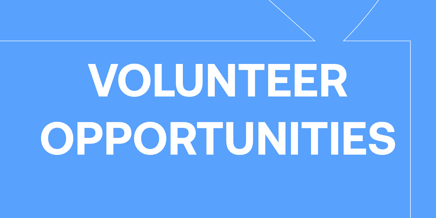 Volunteer Opportunites